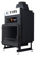 Krb s výměníkem CTM AQUAFIRE BASE 22 kW, rovné sklo
